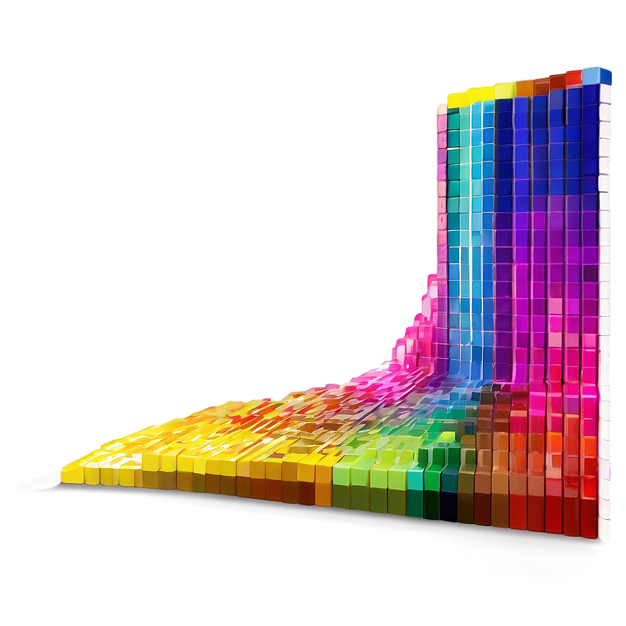 Pixelated Rainbow Png Ciq36 PNG image