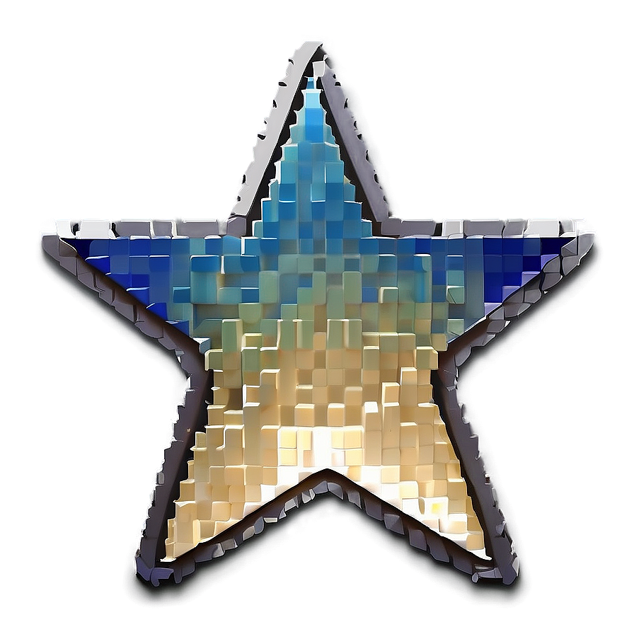 Pixelated Star Logo Png Cmp PNG image