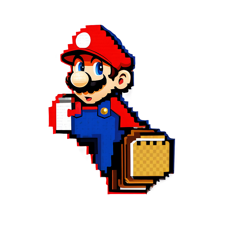 Pixelated Super Mario Png Nwi5 PNG image