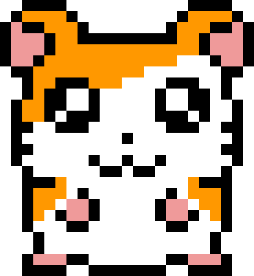 Pixelated_ Tiger_ Cub_ Face.png PNG image
