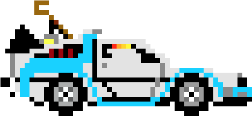 Pixelated Tow Truck PNG image