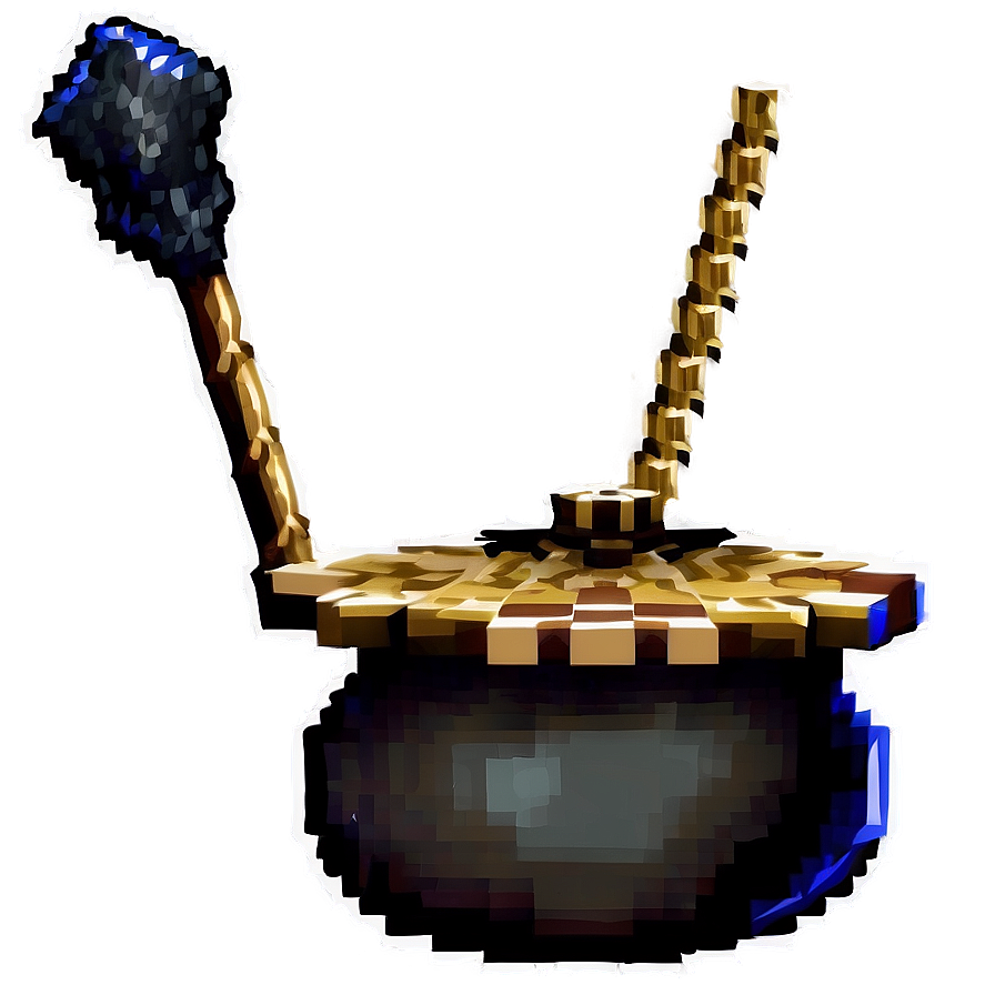 Pixelated Witch Broom Png 81 PNG image