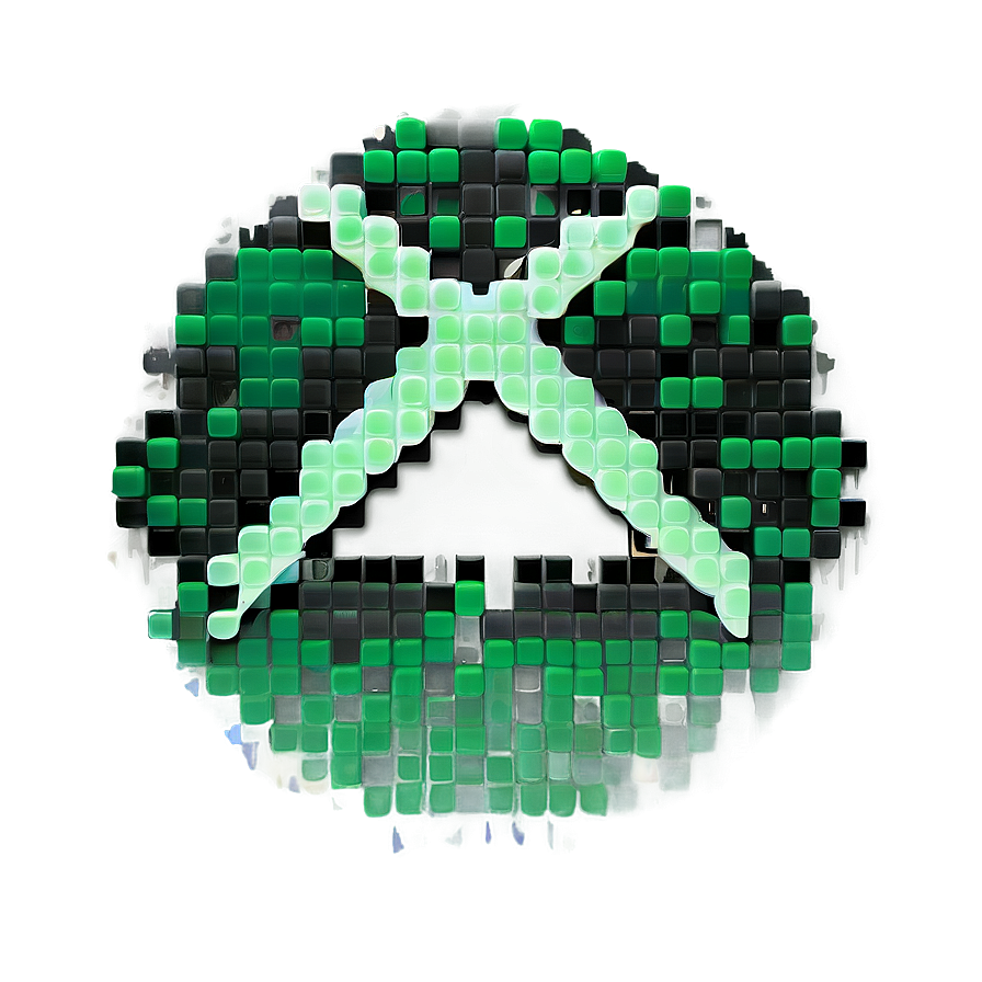 Pixelated Xbox Logo Png Puk PNG image