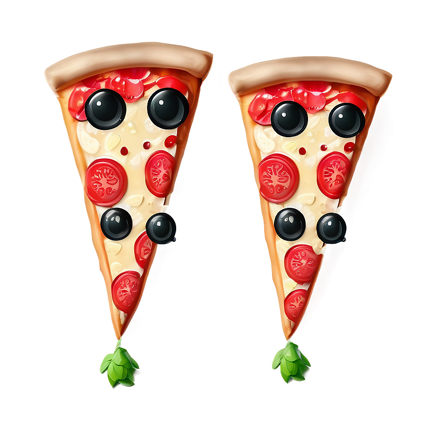 Pizza Cartoon Character Set Png Cot72 PNG image