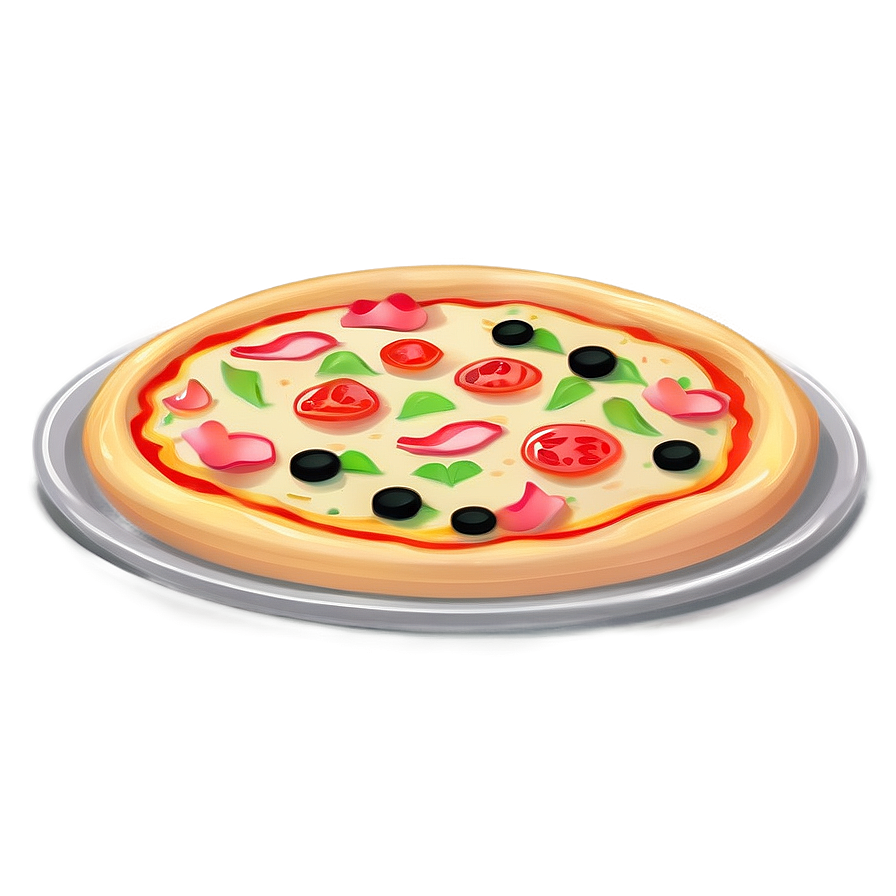 Pizza Cartoon Illustration Png 06272024 PNG image