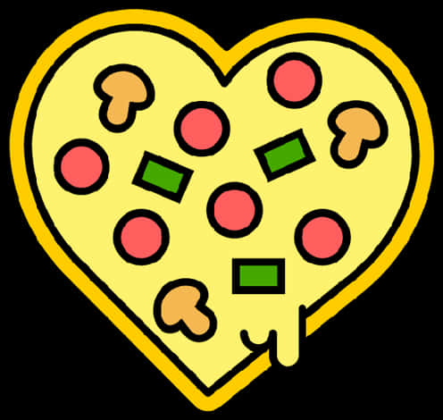 Pizza Love Emoji PNG image