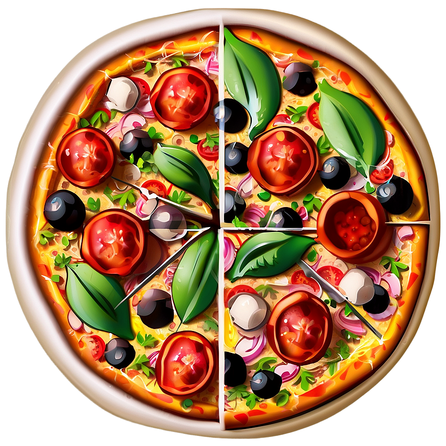 Pizza Vector B PNG image