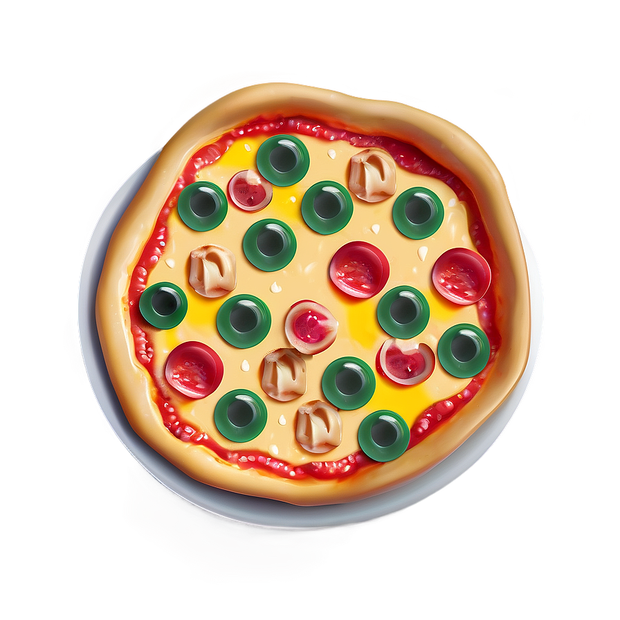 Pizza Vector Clipart Png 06262024 PNG image