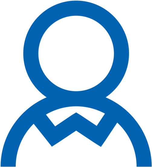 Placeholder Profile Icon Blue PNG image