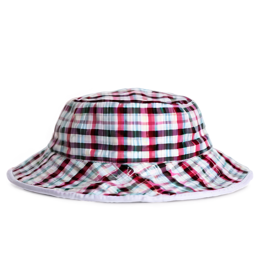 Plaid Bucket Hat Png 05252024 PNG image