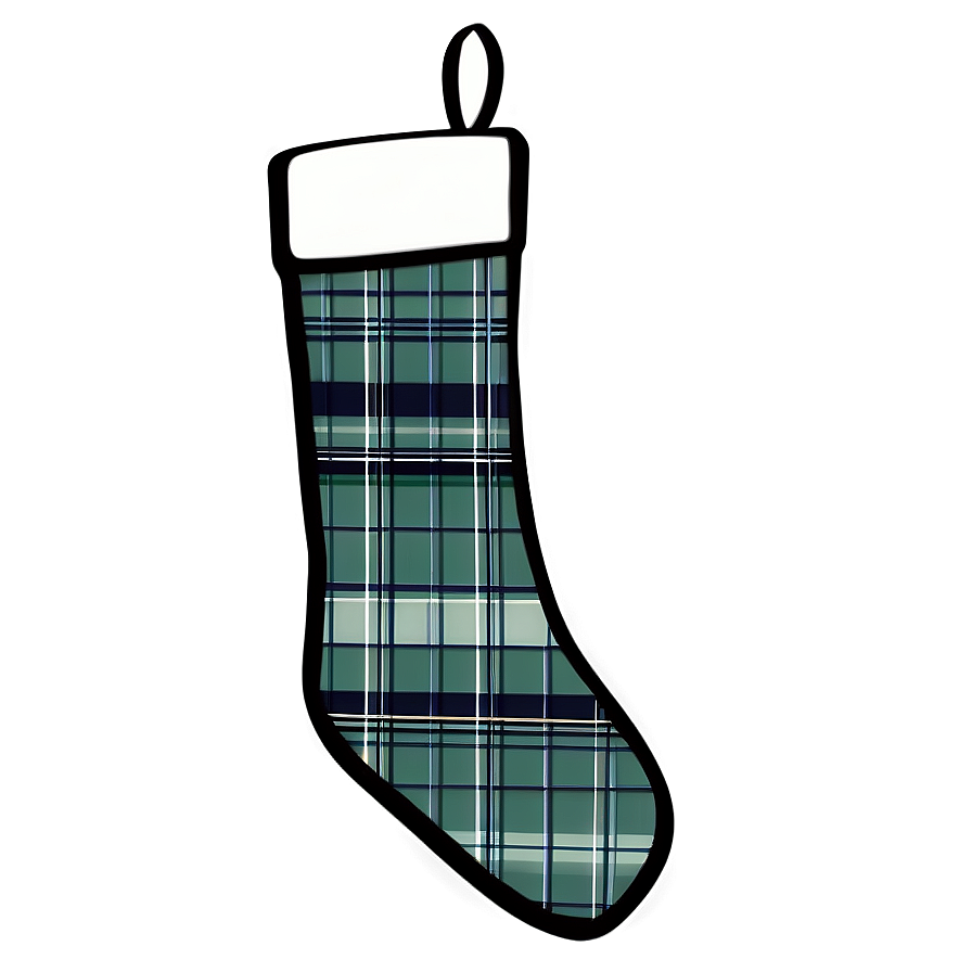 Plaid Christmas Stocking Png 38 PNG image