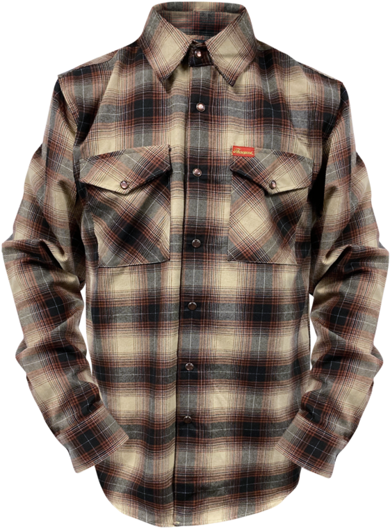 Plaid Flannel Mens Shirt PNG image