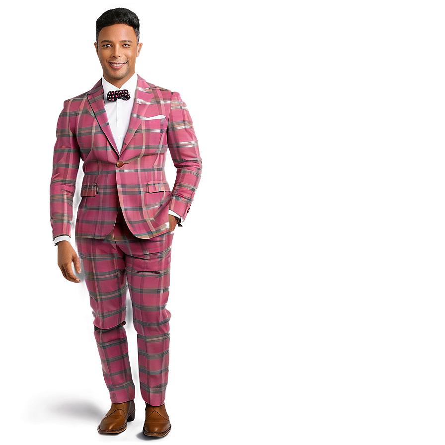 Plaid Suit Png 05242024 PNG image