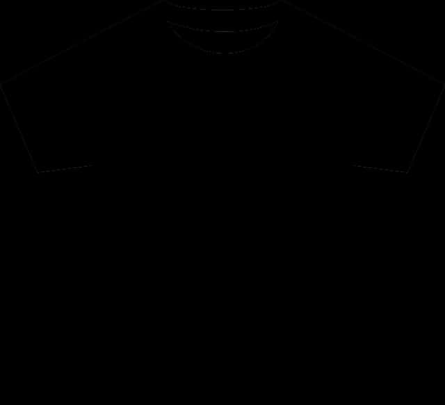 Plain Black T Shirt Graphic PNG image