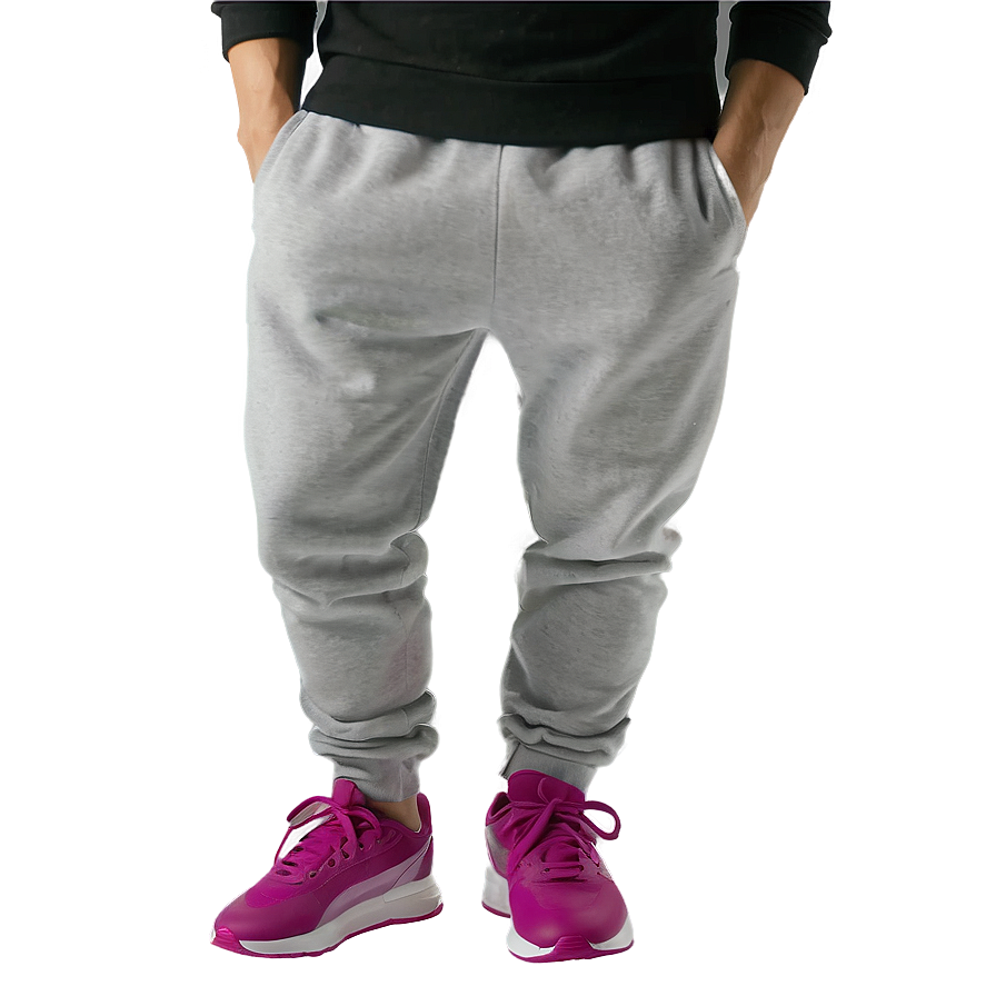 Plain Grey Sweatpants Png Oey PNG image