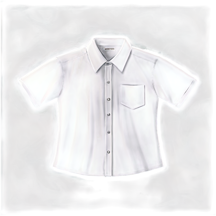 Plain White Shirt Png 05252024 PNG image