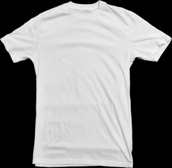 Plain White T Shirt Isolated PNG image