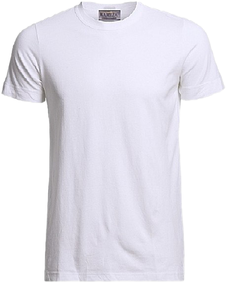 Plain White T Shirt Product Display PNG image
