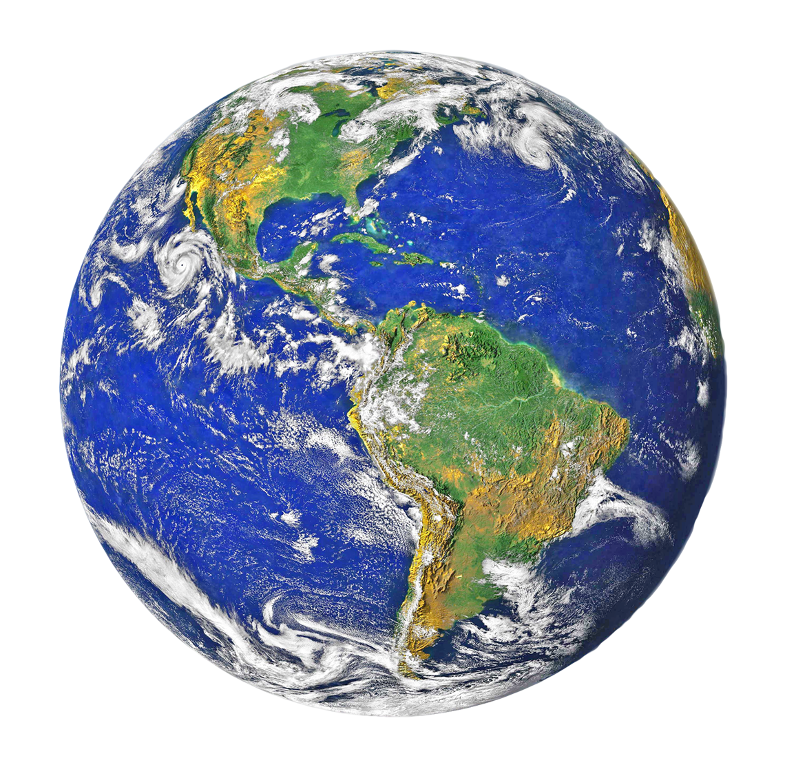 Planet Earth From Space PNG image