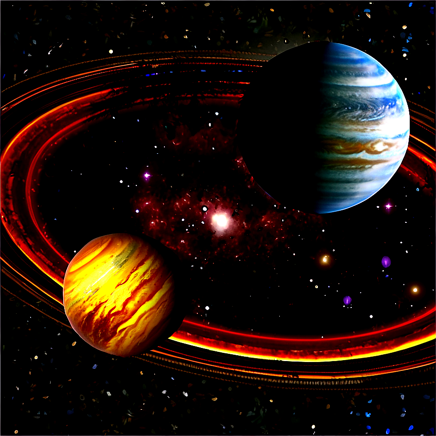 Planets And Nebulas Png Xwx PNG image