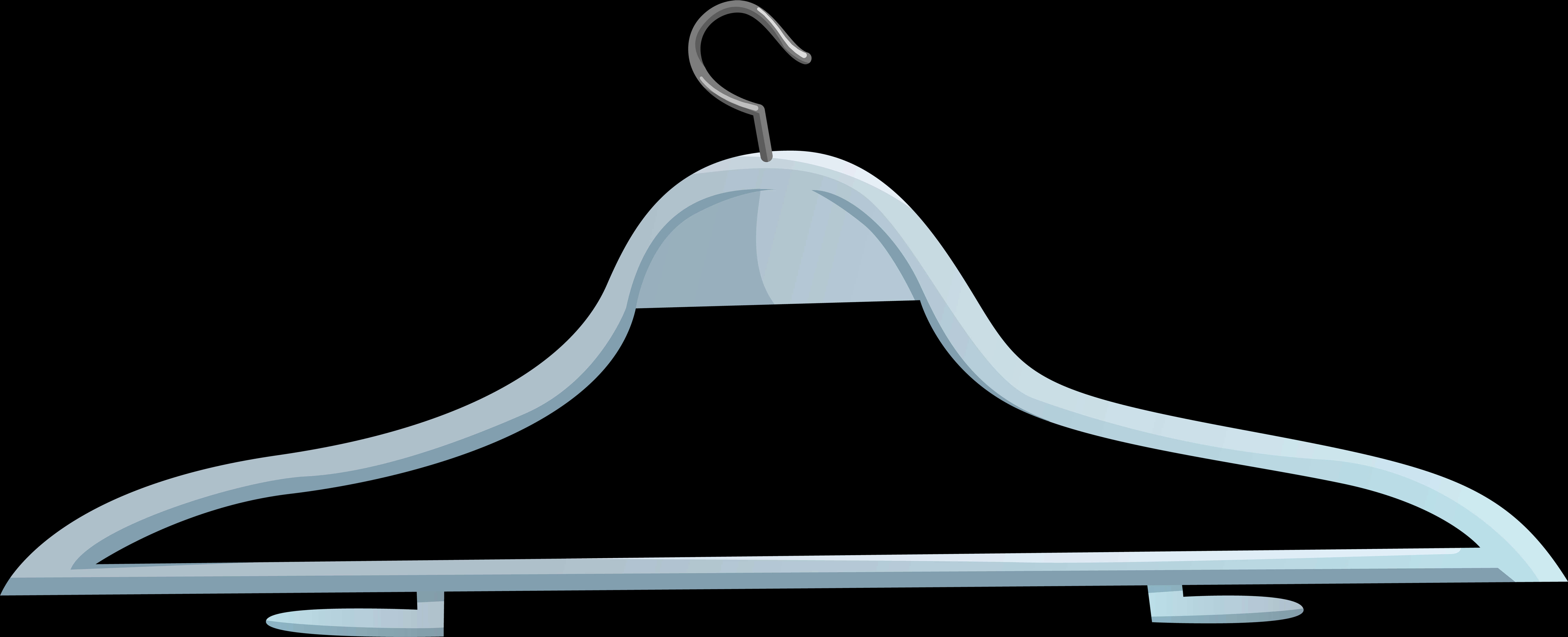 Plastic Clothes Hanger Vector PNG image