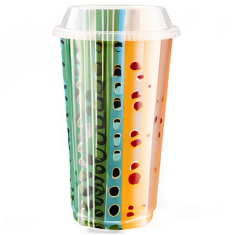 Plastic Cup For Bubble Tea Png 36 PNG image