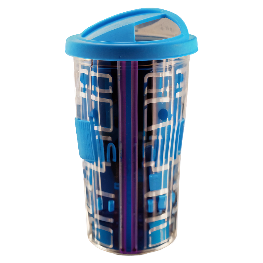 Plastic Cup With Compartment Png 06132024 PNG image