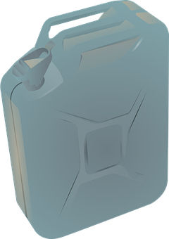 Plastic Jerry Can3 D Render PNG image