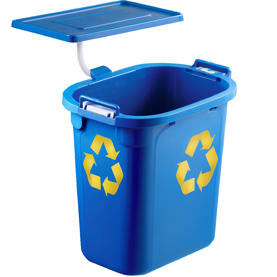 Plastic Recycling Bin Png 06212024 PNG image