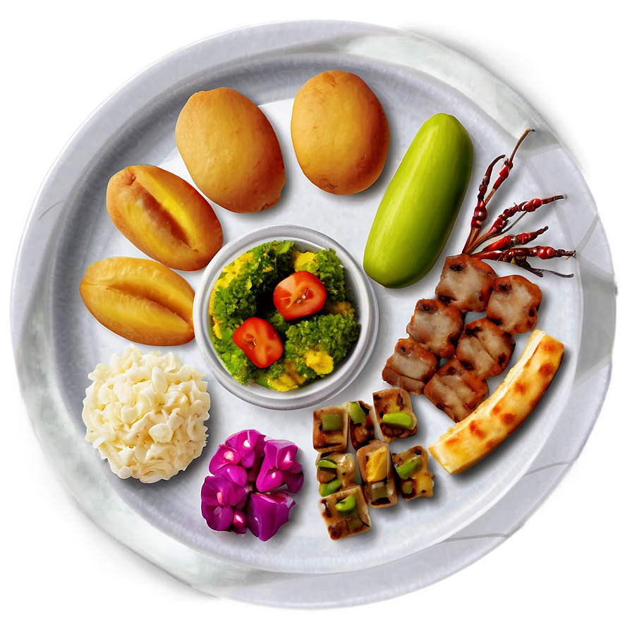 Plate Of Food In Buffet Png 62 PNG image