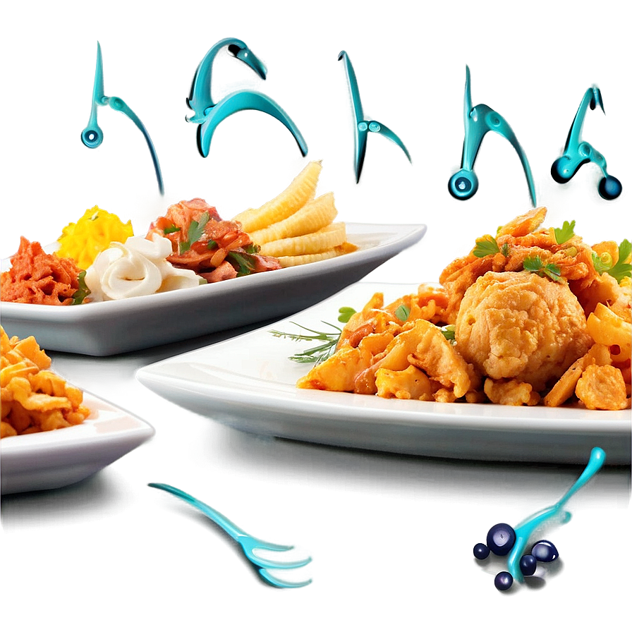 Plate Of Food In Buffet Png Kka7 PNG image