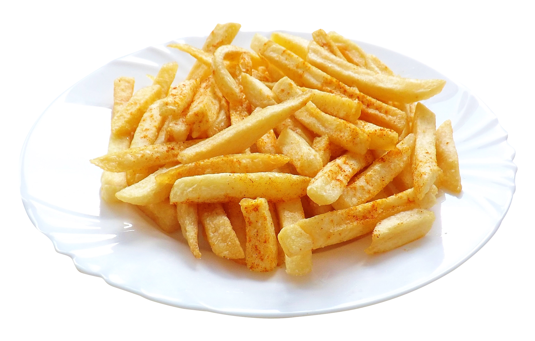 Plateof French Fries PNG image