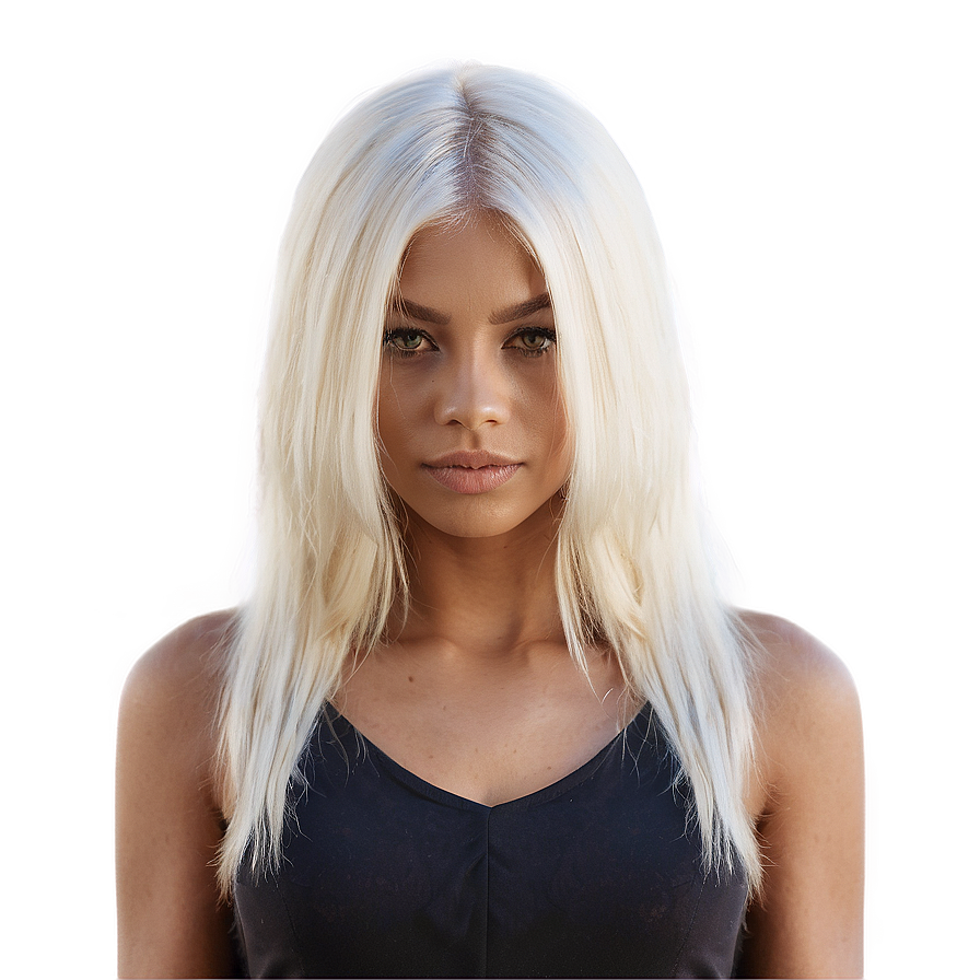 Platinum Blond Hair Png Vrk55 PNG image