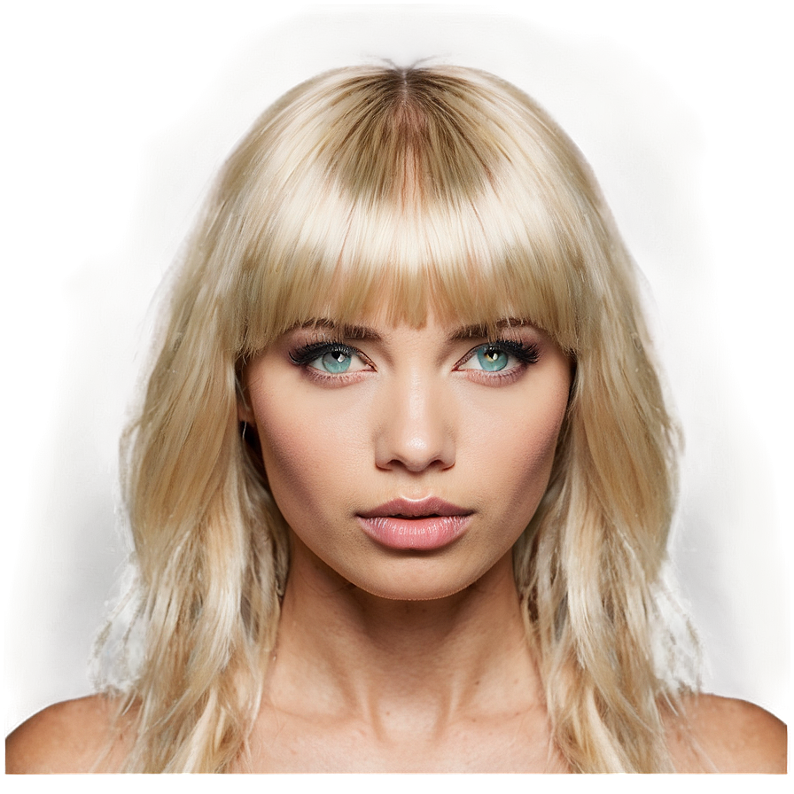 Platinum Blonde Bangs Png Yqh24 PNG image