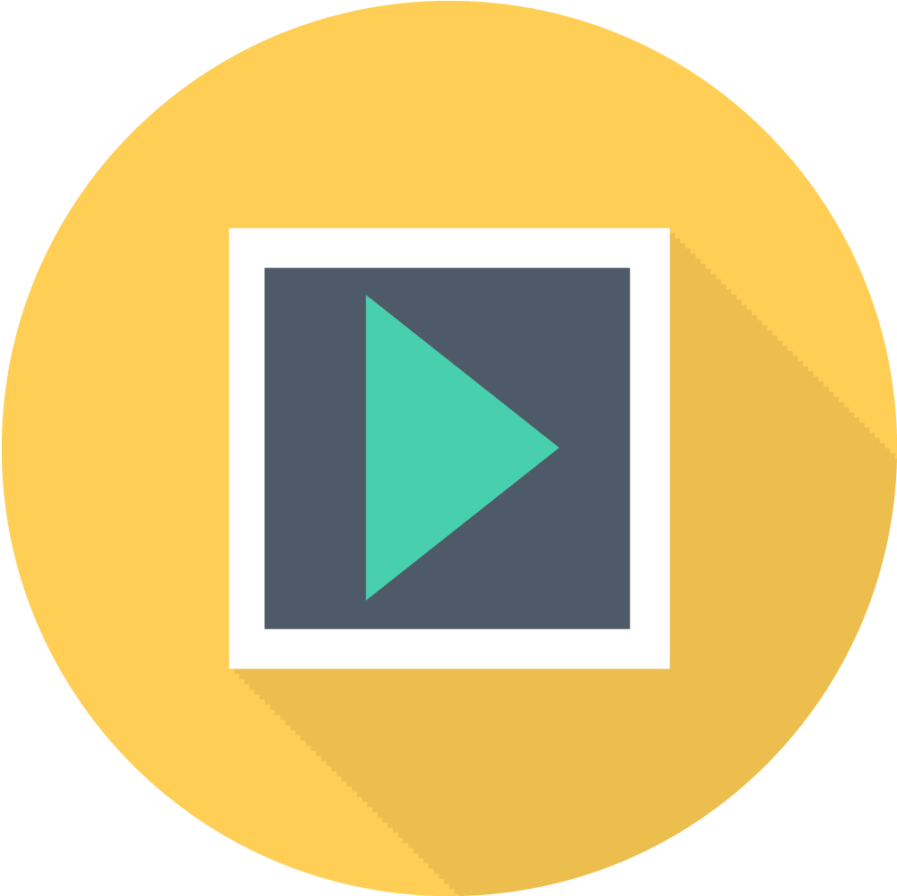 Play Button Icon Graphic PNG image