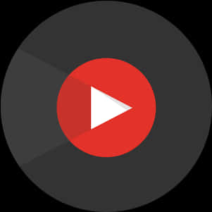 Play Button Iconon Dark Background PNG image