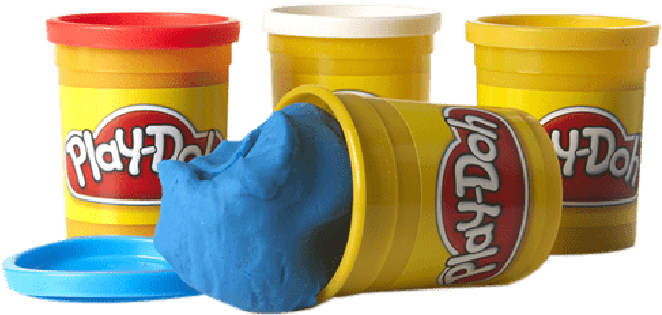 Play Doh Containersand Modeling Compound PNG image