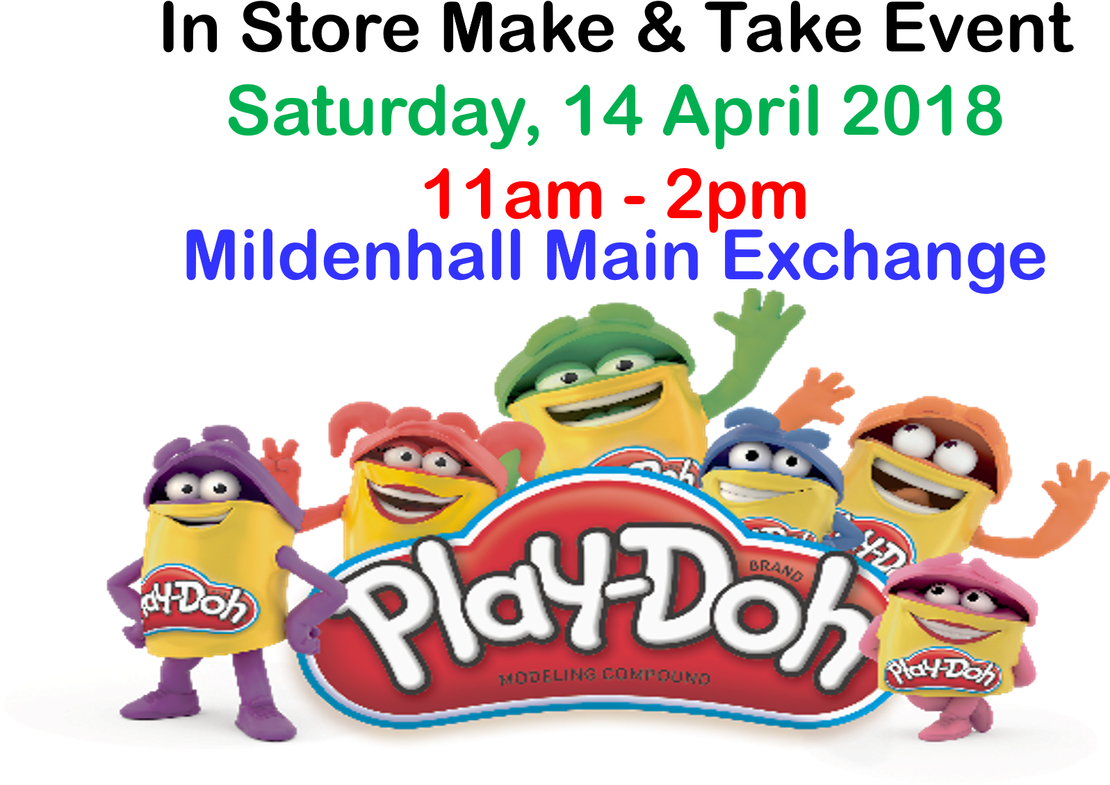 Play Doh Event Promotion2018 PNG image