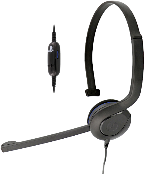 Play Station Headsetwith Microphone PNG image