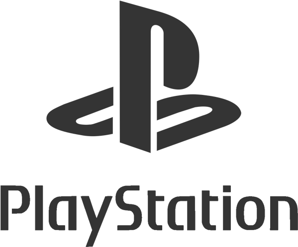 Play Station Logo Blue Background PNG image