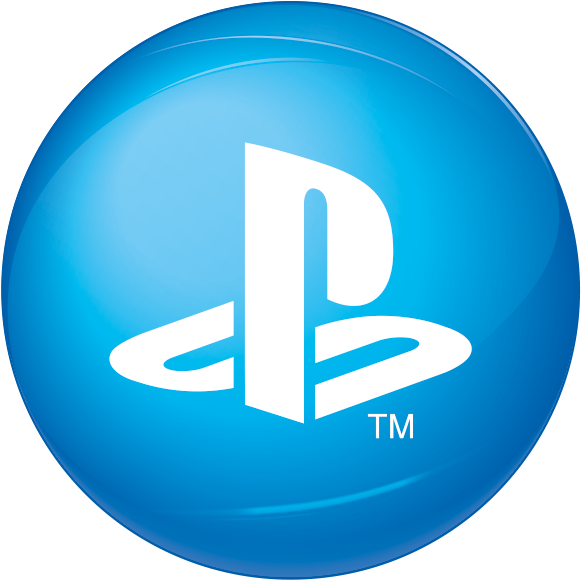 Play Station Logo Button PNG image