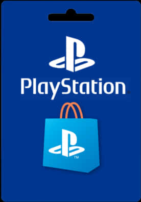 Play Station Logo Shopping Bag PNG image