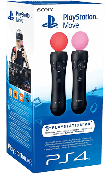 Play Station Move Controllers Packaging PNG image