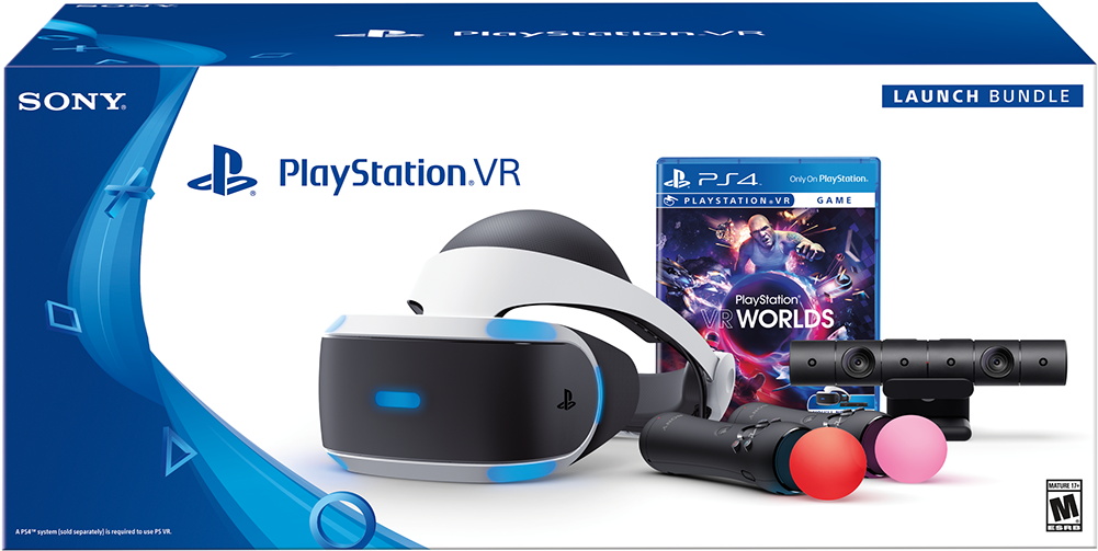 Play Station V R Launch Bundle Box PNG image