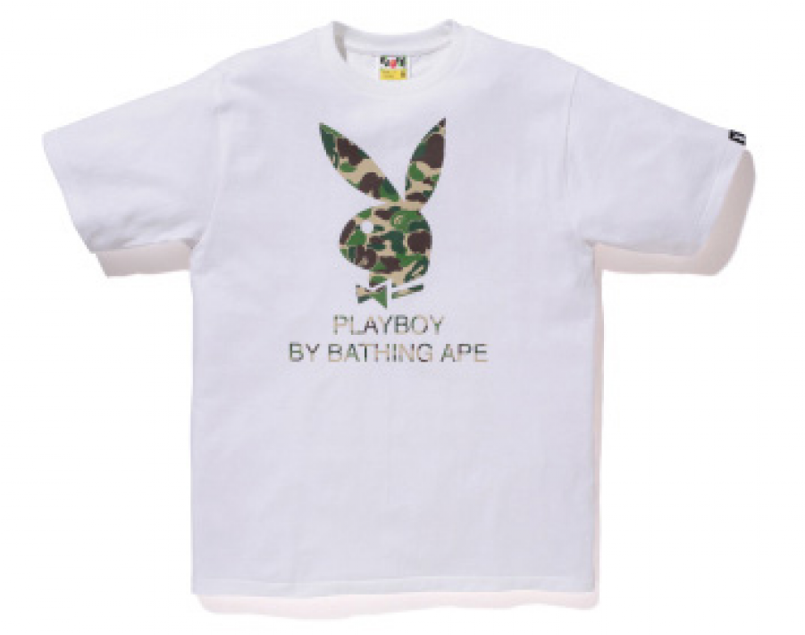 Playboy Bathing Ape Collaboration Tshirt PNG image