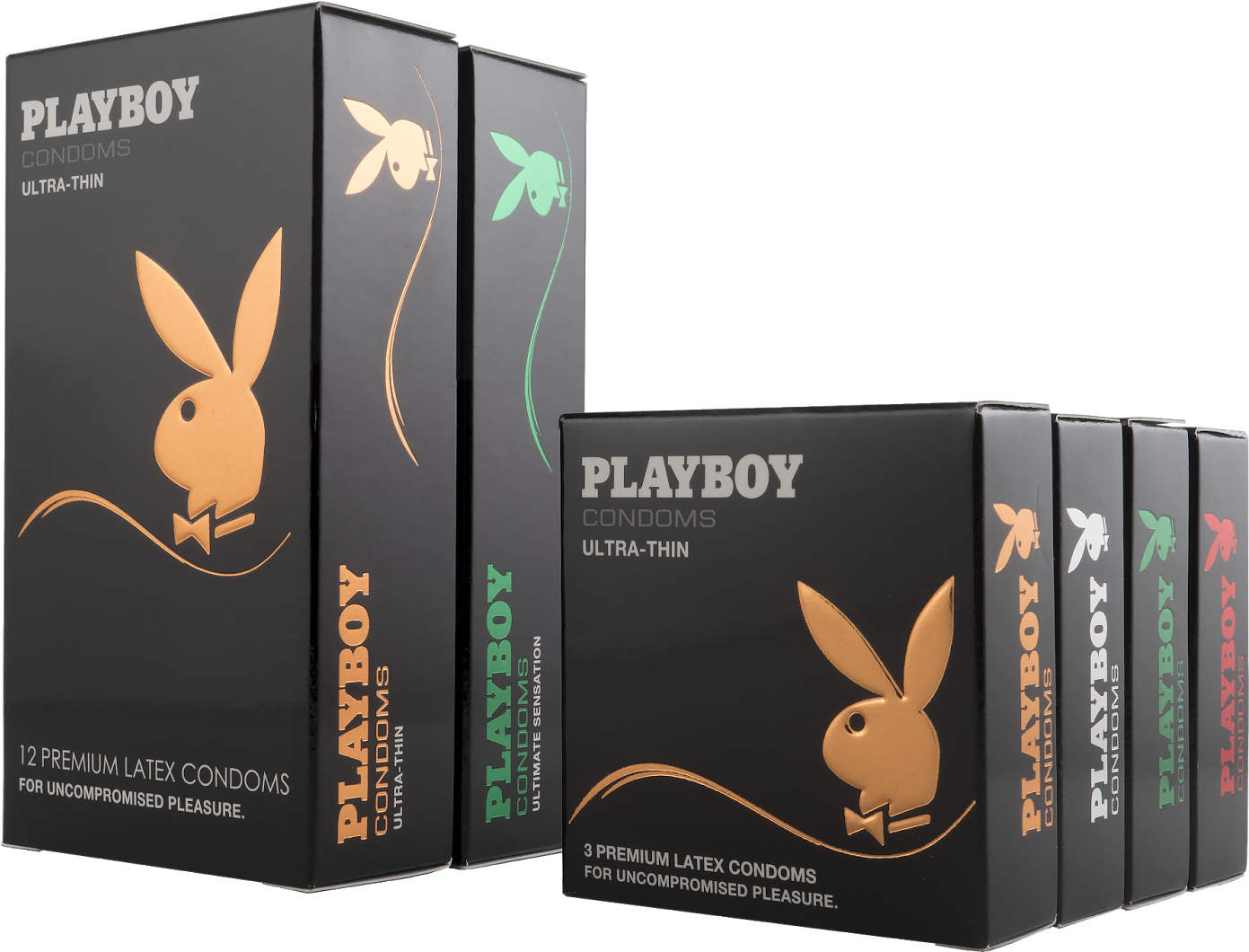 Playboy Condom Packages PNG image