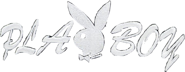 Playboy Logo Embroidery Design PNG image