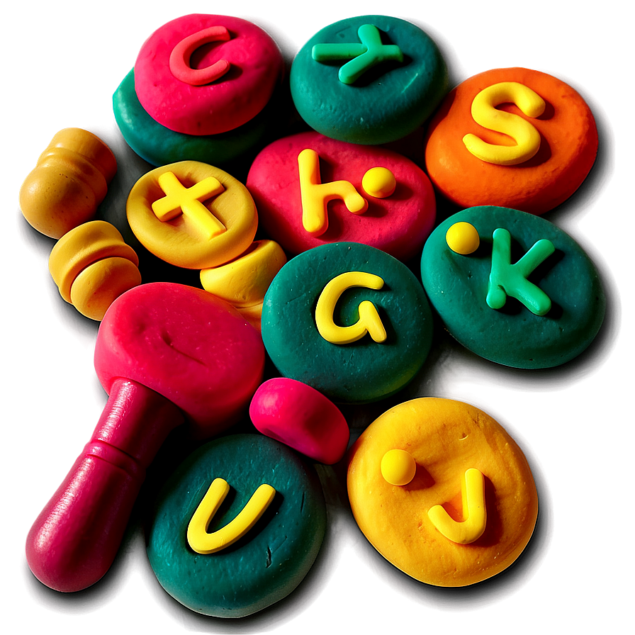 Playdough Alphabet Learning Kit Png Acf PNG image