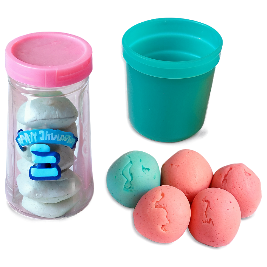 Playdough Birthday Party Favors Png 06132024 PNG image