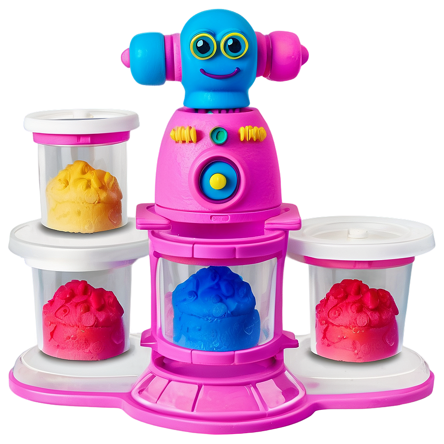 Playdough Robot Factory Kit Png Kew PNG image